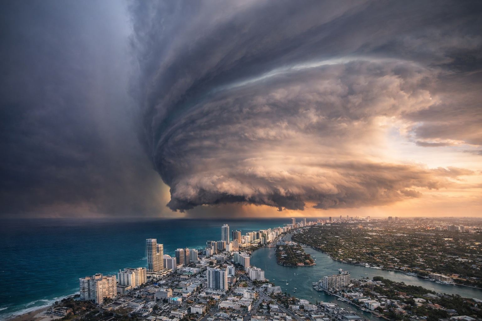 Hurricane damage