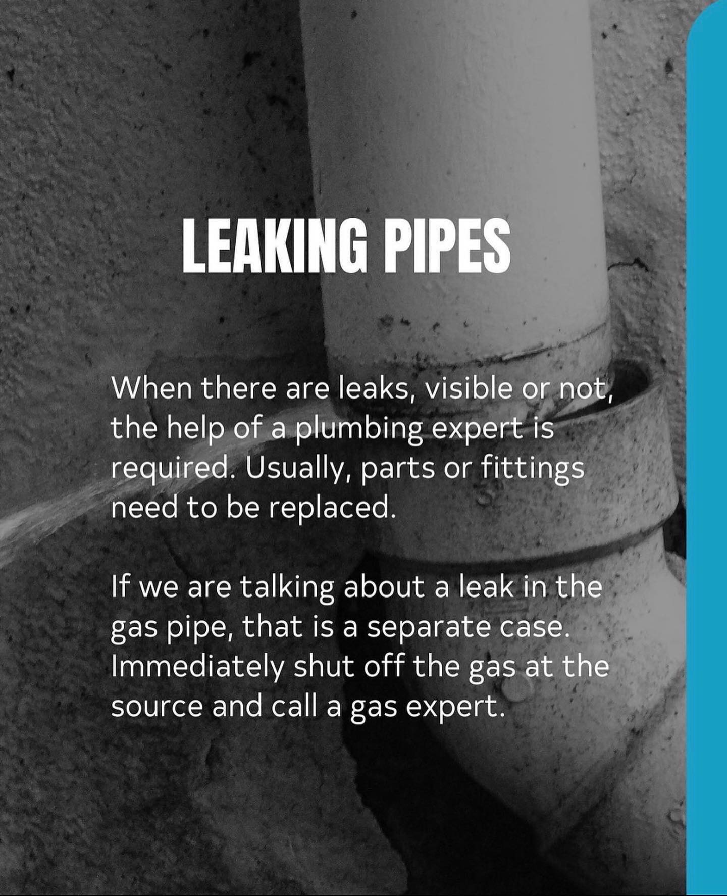 Pipe leak